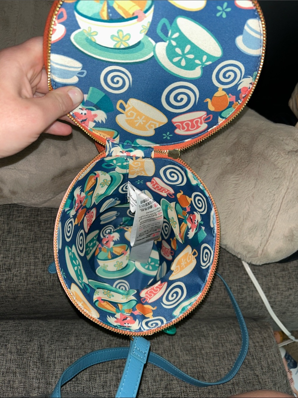 Disney Parks Loungefly Mad Tea Party Alice In Wonderland Tea Cups - Picture 6 of 7